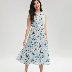 RW&Co - Midi Pleated Floral Dress